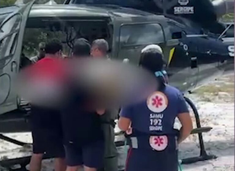 Mulher é resgatada desacordada em cachoeira de Itabaiana