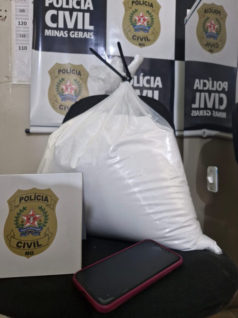 Casal preso com 13 kg de anestésico usado para 'batizar' cocaína em Ibirité
