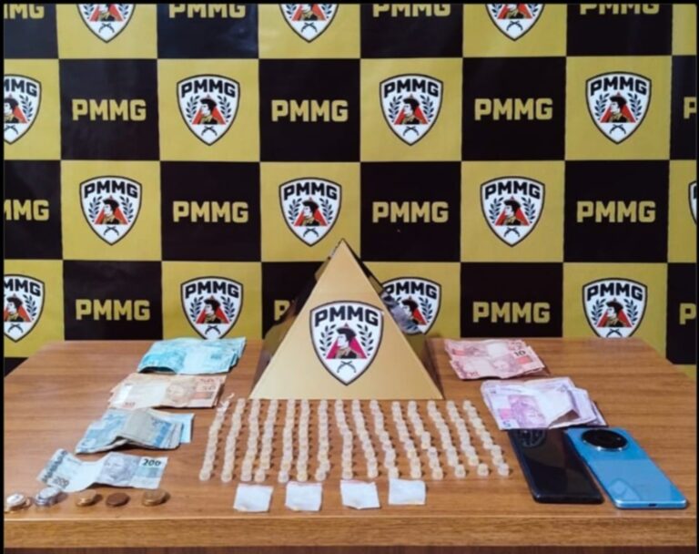 Motorista preso com drogas na MG-402 apresenta nervosismo