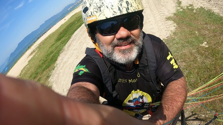Piloto de paraglider relata acidente em Caraguatatuba