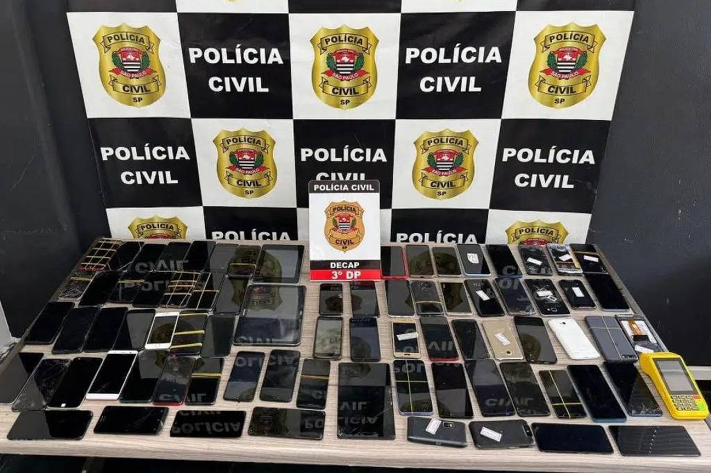 Operação da Polícia Civil desmantela quadrilha de receptação de celulares