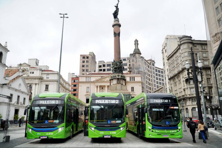 São Paulo é premiada por programa de ônibus elétricos