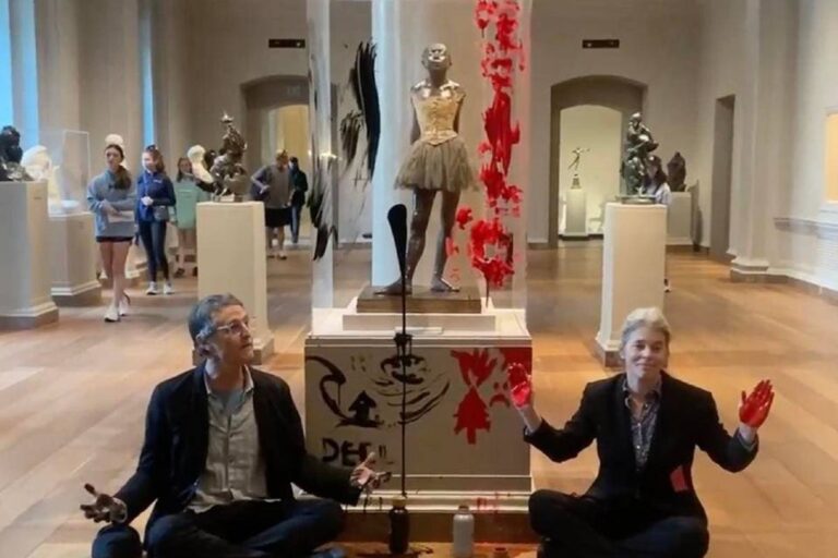 Ativista condenado por vandalizar obra de Degas