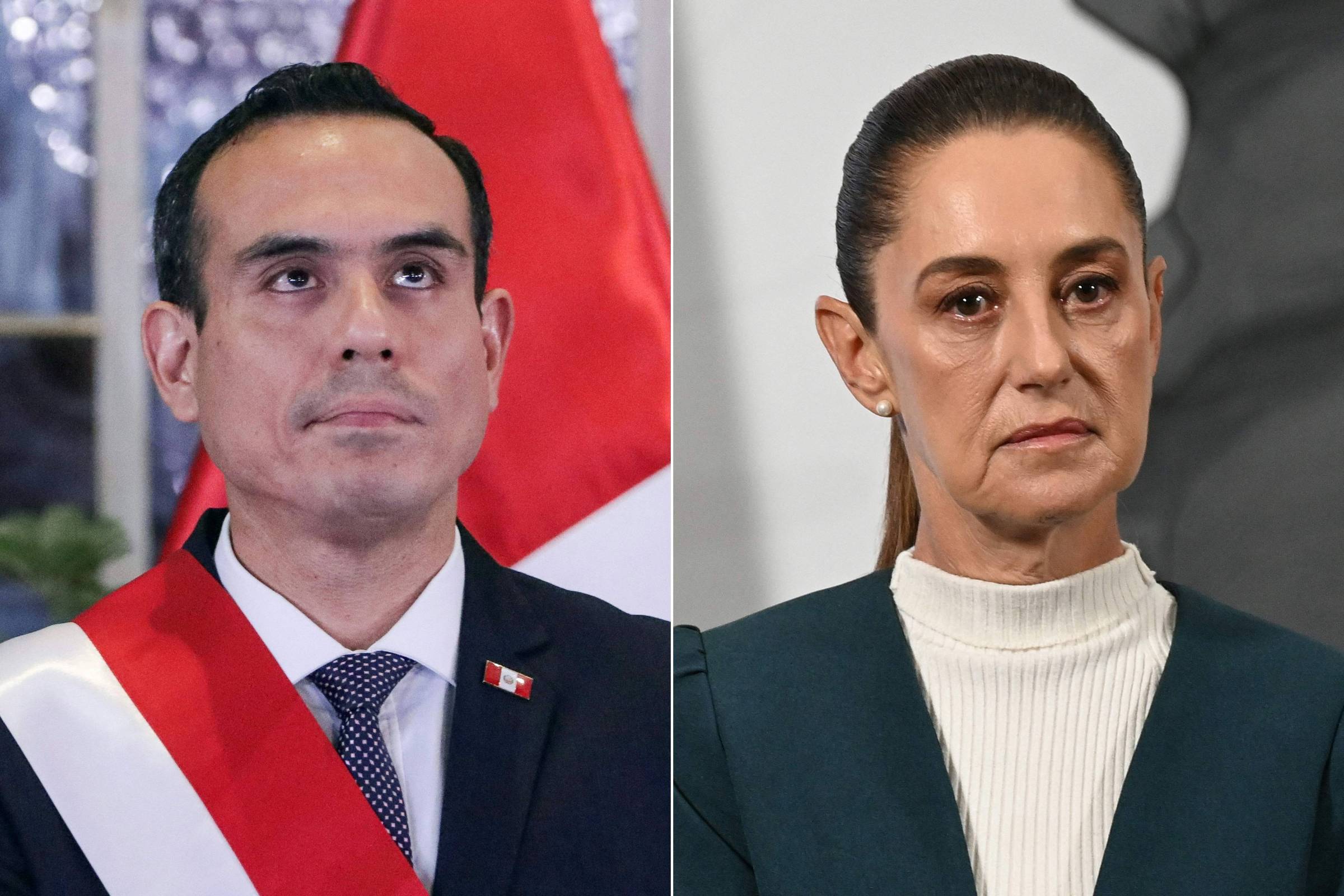 Peru declara Sheinbaum persona non grata após asilo a ex-primeira-ministra
