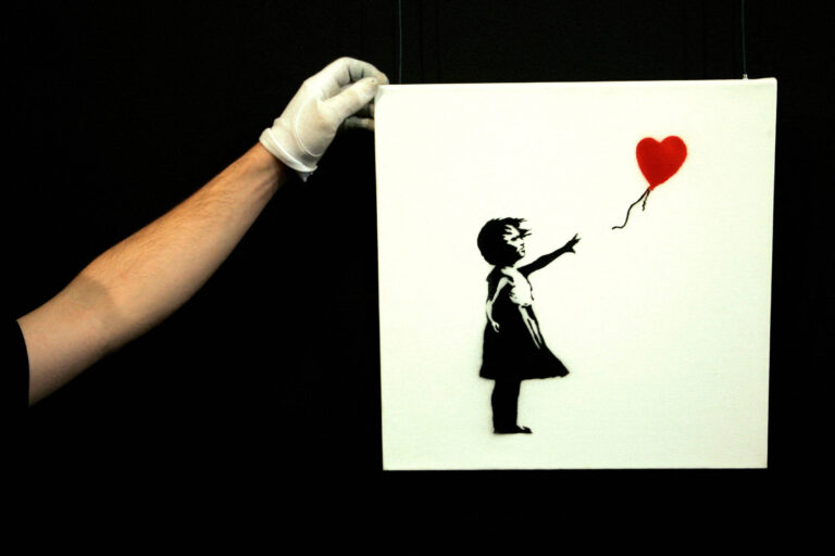 Condenação por roubo da obra 'Menina com Balão' de Banksy