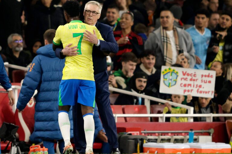 Ancelotti destaca talento de Estêvão e afirma que seleção está pronta para a Copa