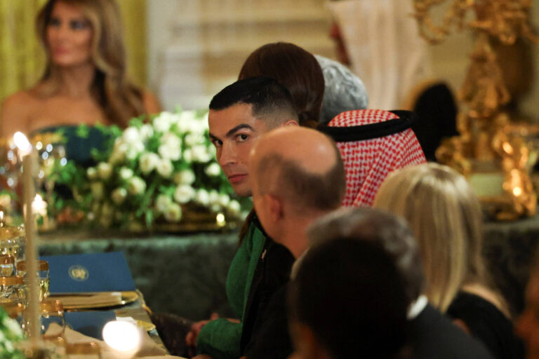 Cristiano Ronaldo participa de jantar de Trump com príncipe saudita