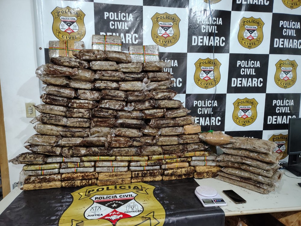 Denarc Apreende Mais de 100 kg de Skunk e Prende Suspeito em Operação em Porto Velho