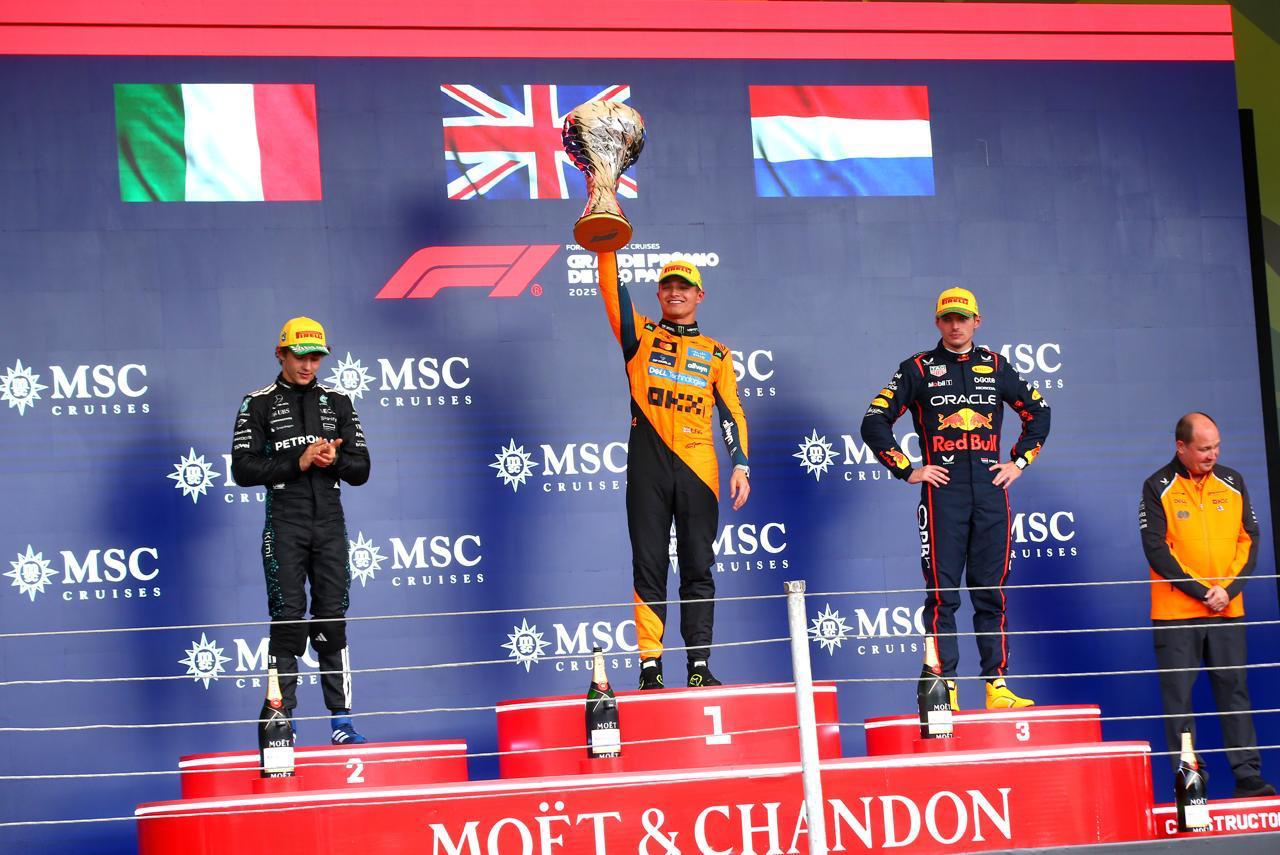 Norris Brilha em Interlagos, Verstappen Escalada e Bortoleto Abandona em GP Movimentado