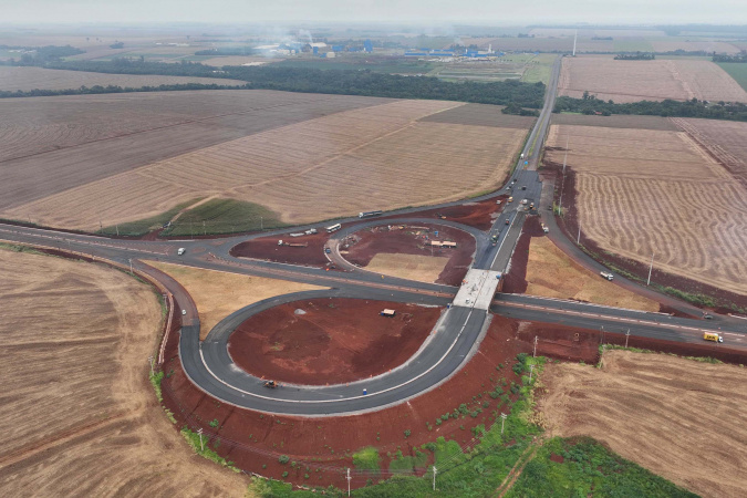 Contorno viário de Palotina chega a 91% e promete melhorar logística
