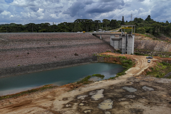 Reservatório Miringuava reforça abastecimento de água de Curitiba em 25%