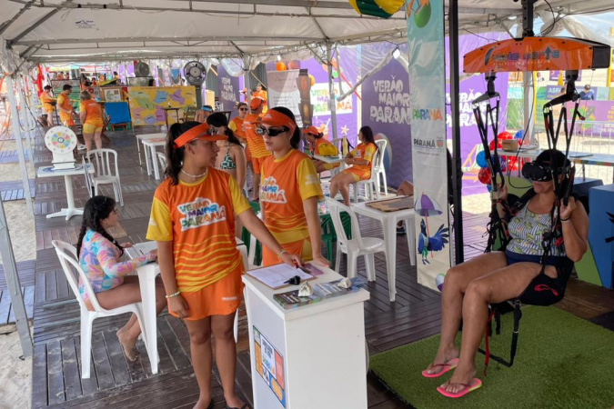 Posto de atendimento em Caiobá fortalece orientação turística no Verão Maior