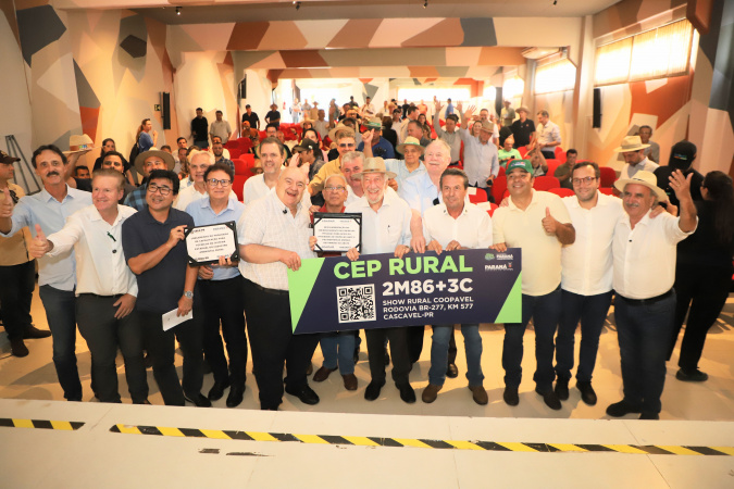 Paraná moderniza o campo com cep rural e rotas por gps