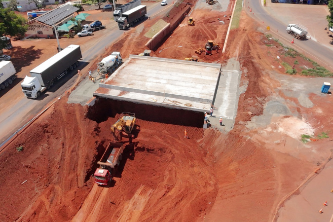 Viaduto de Lerroville na PR-445 avança para etapa final em Londrina