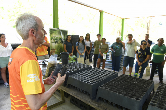 Um dia no Viveiro estimula educação ambiental no Litoral do Paraná