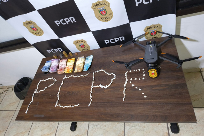 PCPR usa drone para prender traficante em Guaratuba durante Verão Maior