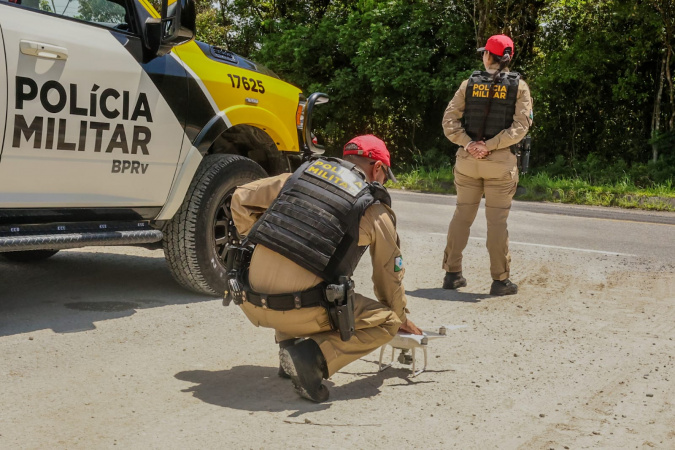 Drones aprimoram fiscalização nas rodovias do litoral paranaense