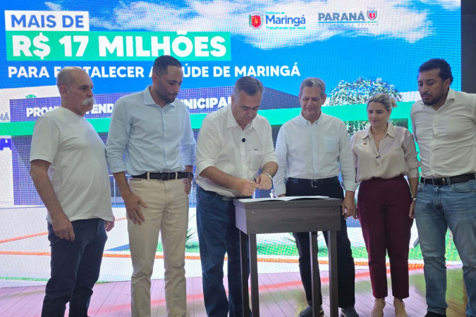 Governo do Paraná investe R$ 17,9 milhões para ampliar saúde em Maringá e região