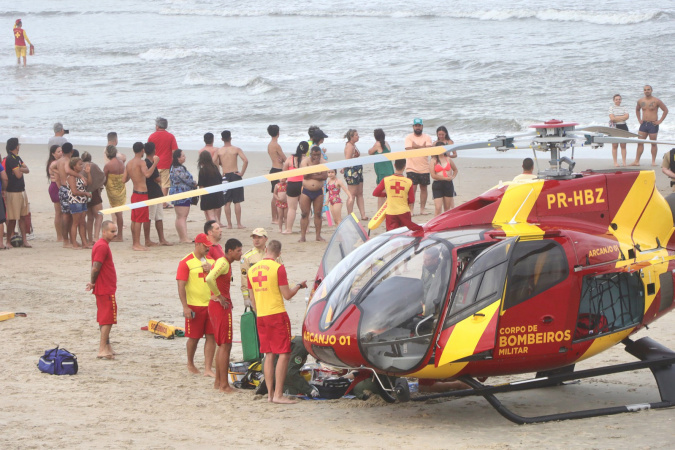 Logística dos bombeiros que salva vidas no litoral do Paraná