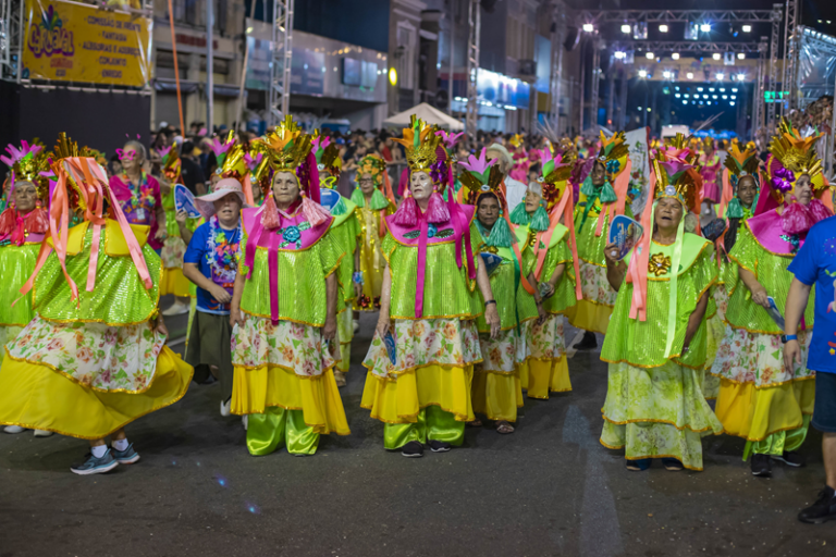 Bloco Rancho das Flores anima 300 idosos no desfile de carnaval na Marechal Deodoro