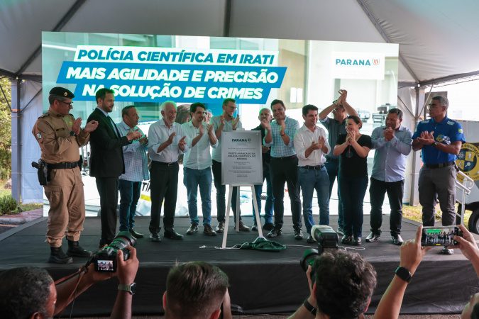 Polícia científica inaugura posto avançado em Irati para atender 11 cidades do Centro-Sul