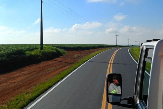 Rodovia pr-364 em Goioxim recebe melhorias essenciais na pista e sinalização