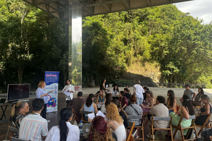 Programa viajantes + seguras capacita empresas no parque jaime lerner