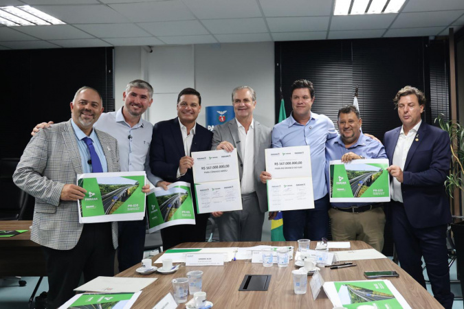 Estado lança pavimentação da rodovia entre Rio Branco do Ivaí e Cândido de Abreu com investimento de R$ 167 milhões