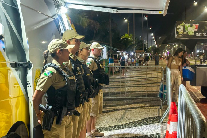 Carnaval do litoral registra queda de 44% nos roubos com policiamento reforçado