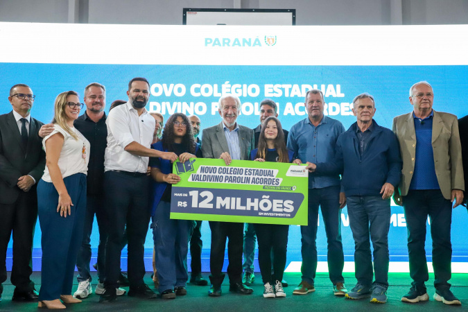 Estado investe 12,8 milhões em nova escola de Fazenda Rio Grande